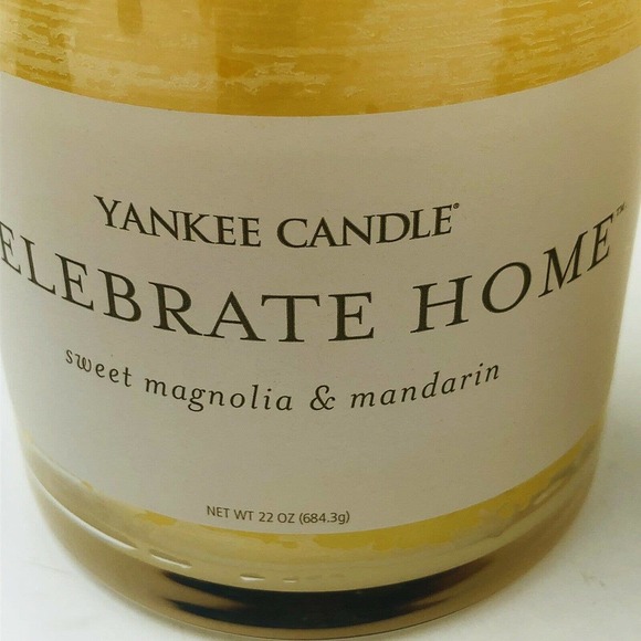 Yankee Candle CELEBRATE HOME Sweet Magnolia And Mandarin Retired Rare Set - Picture 8 of 9